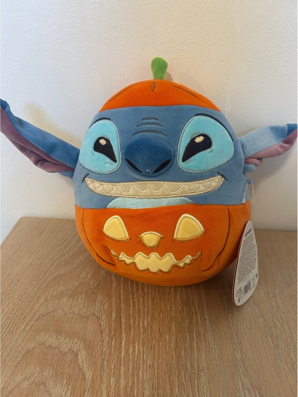 Disney Original Squishmallows Stitch Pumpkin Plush Toy